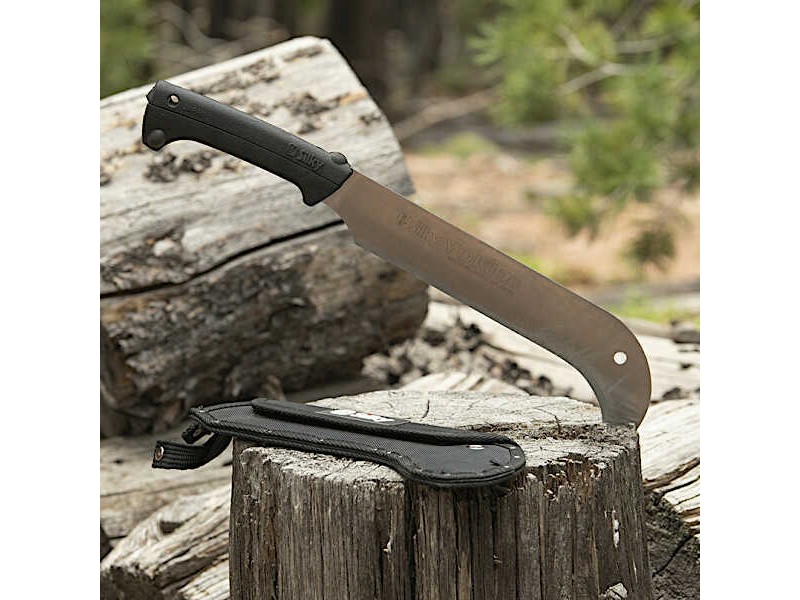  Thick Steel Blade Brush Axe , Heavy Duty Billhook Machete  Hatchet with a Well Balanced . : Patio, Lawn & Garden