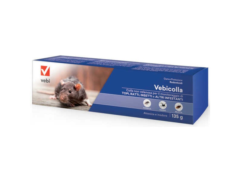 VEBICOLLA Glue Tube 135gr for Mice-Rodents-Insects