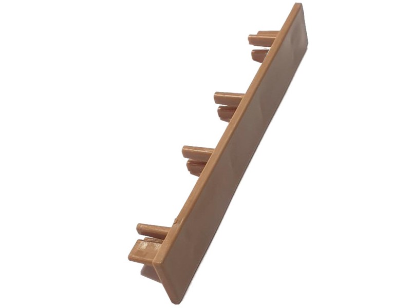 Plastic End Cap for Fencing Deck Board 2cm TEAK (90155)