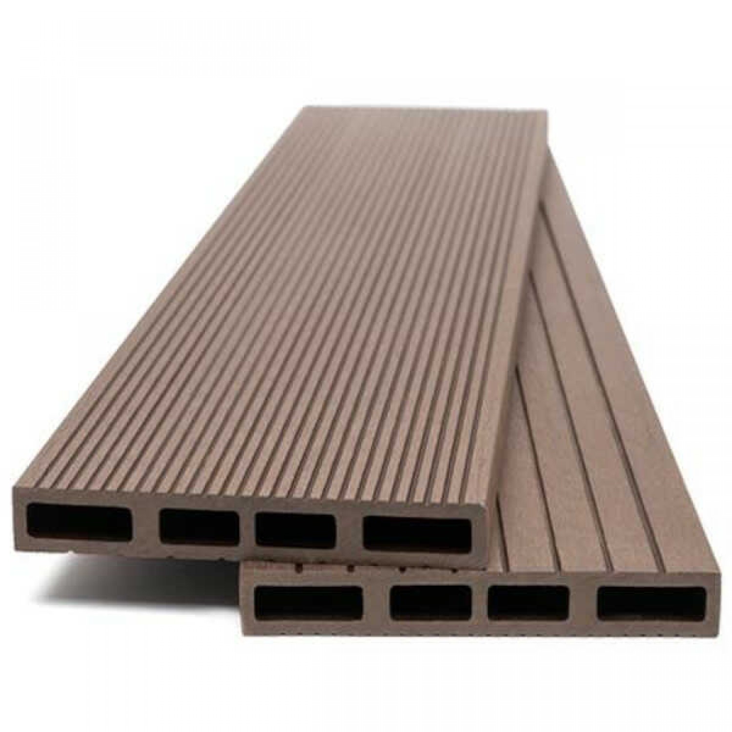 WPC Fencing Board 2x14x360cm DARK BROWN (110) Double Sided