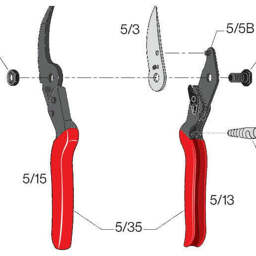 Felco 5 Pruning Shear Spare Parts