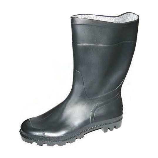 Galoshes PVC Black Tall 40cm Italy | Kipogeorgiki