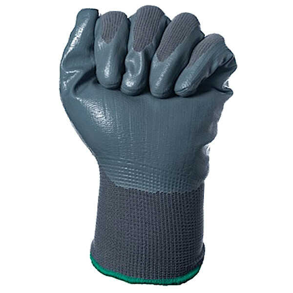 Polyester Knit Gloves Immersed in Nitrile 070