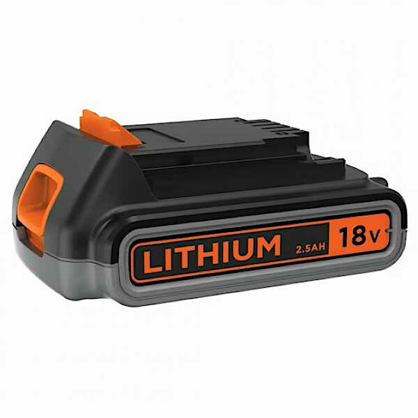 Rechargeable Battery 18V 2.5Ah Lithium-Ion BLACK & DECKER